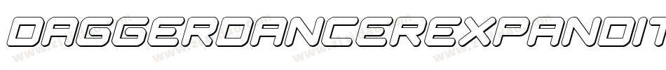 daggerdancerexpandital字体转换