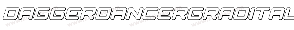 daggerdancergradital字体转换