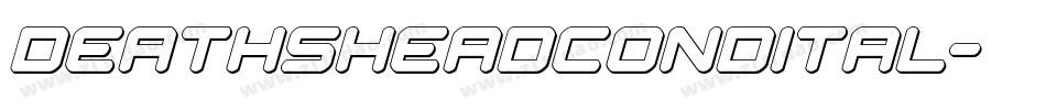 deathsheadcondital字体转换