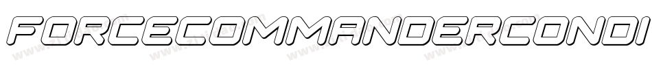 forcecommandercondital字体转换