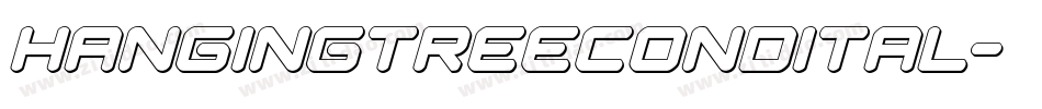 hangingtreecondital字体转换