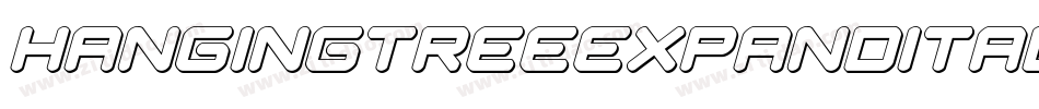hangingtreeexpandital字体转换