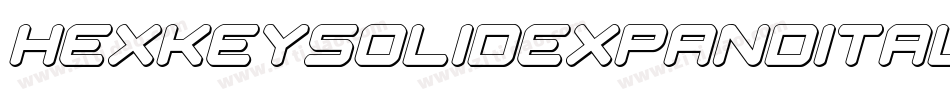 hexkeysolidexpandital字体转换
