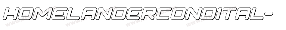 homelandercondital字体转换