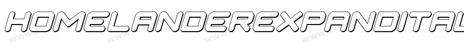 homelanderexpandital字体转换