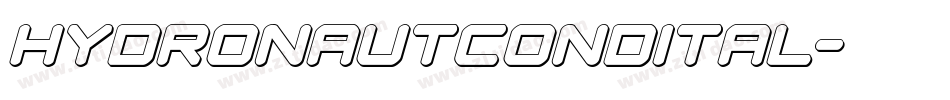 hydronautcondital字体转换