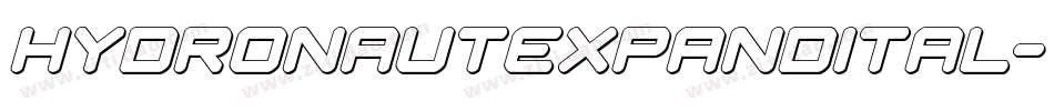 hydronautexpandital字体转换