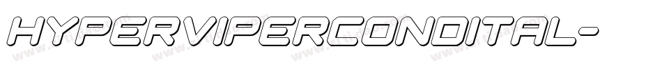 hypervipercondital字体转换