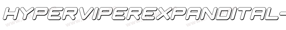 hyperviperexpandital字体转换
