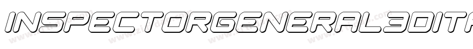 inspectorgeneral3dital字体转换