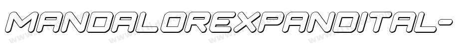 mandalorexpandital字体转换