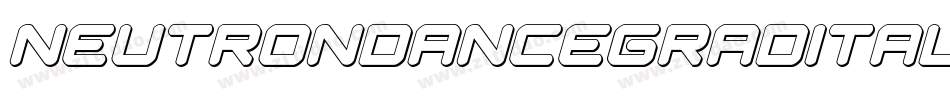 neutrondancegradital字体转换