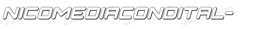 nicomediacondital字体转换