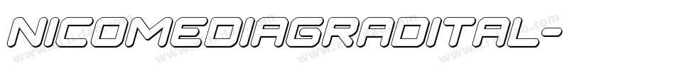nicomediagradital字体转换