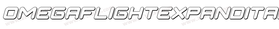 omegaflightexpandital字体转换