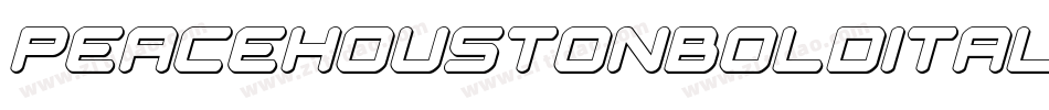 peacehoustonboldital字体转换