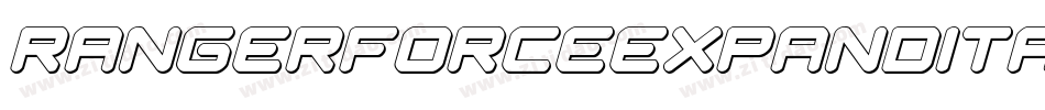 rangerforceexpandital字体转换