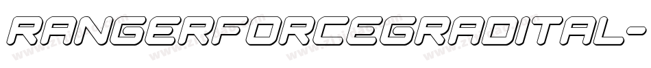 rangerforcegradital字体转换