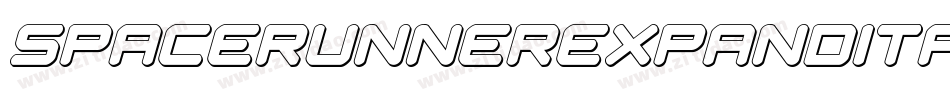 spacerunnerexpandital字体转换