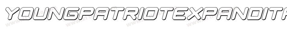 youngpatriotexpandital字体转换