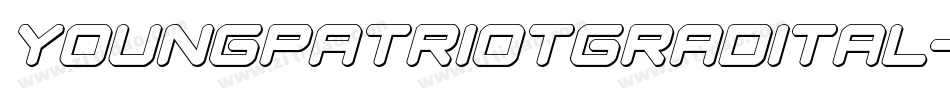 youngpatriotgradital字体转换