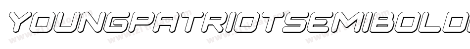 youngpatriotsemiboldital字体转换