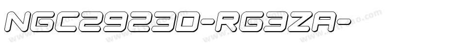 Ngc2923D-rg3ZA字体转换 Ngc2923D-rg3ZA字体转换