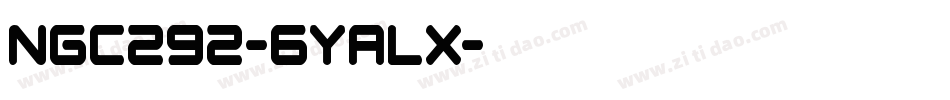 Ngc292-6Yalx字体转换