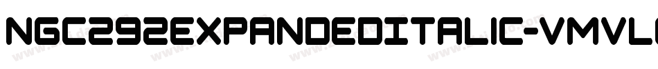 Ngc292ExpandedItalic-vmvlO字体转换