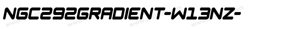 Ngc292Gradient-w13nZ字体转换