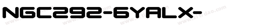 Ngc292-6Yalx字体转换