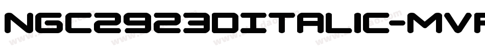 Ngc2923DItalic-MVper字体转换