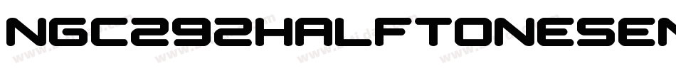 Ngc292HalftoneSemiItalic-L3A0W字体转换