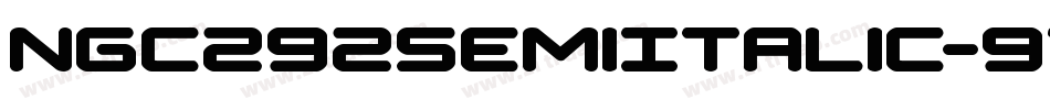 Ngc292SemiItalic-9YoRB字体转换