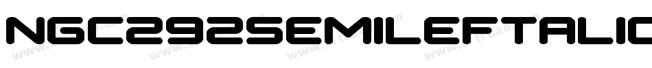 Ngc292SemiLeftalic-YzXRv字体转换