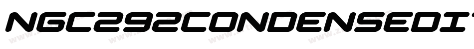 Ngc292CondensedItalic-2O1AK字体转换