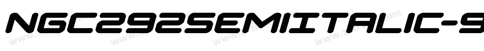 Ngc292SemiItalic-9YoRB字体转换