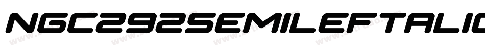 Ngc292SemiLeftalic-YzXRv字体转换