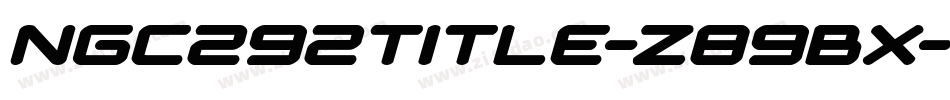 Ngc292Title-z89BX字体转换