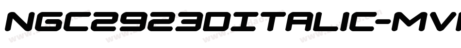 Ngc2923DItalic-MVper字体转换