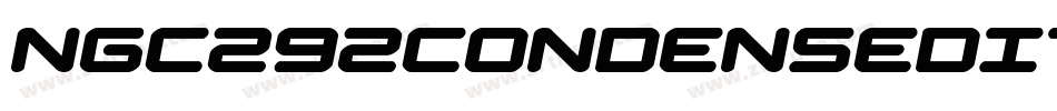 Ngc292CondensedItalic-2O1AK字体转换