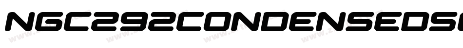 Ngc292CondensedSemiItalic-1GnAZ字体转换