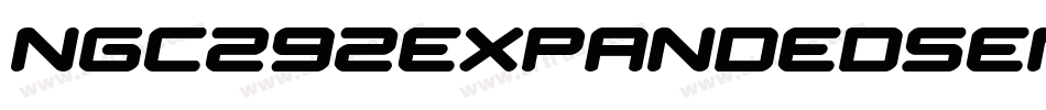 Ngc292ExpandedSemiItalic-BWGw5字体转换
