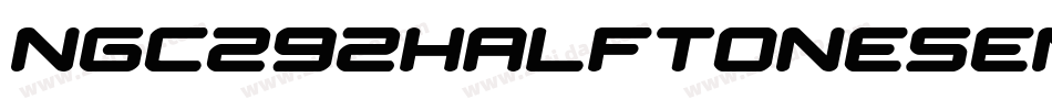 Ngc292HalftoneSemiItalic-L3A0W字体转换