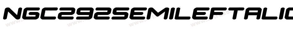 Ngc292SemiLeftalic-YzXRv字体转换