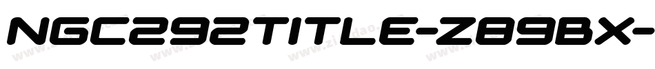 Ngc292Title-z89BX字体转换
