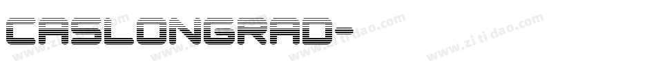 CaslonGraD字体转换