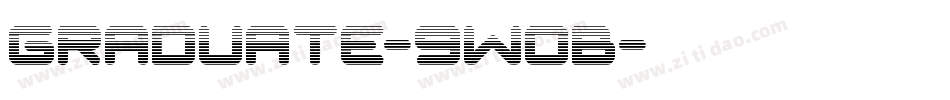Graduate-9WoB字体转换