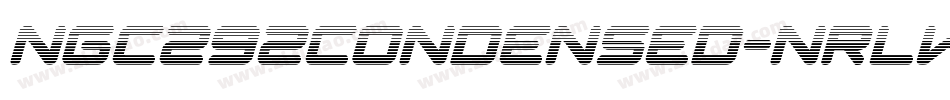 Ngc292Condensed-nRLWY字体转换