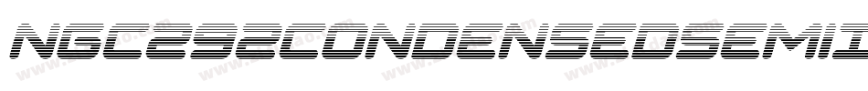 Ngc292CondensedSemiItalic-1GnAZ字体转换